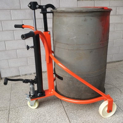 30新款液压鹰嘴油桶搬运车圆桶铁桶塑料桶手推车拖车夹具拉油桶小车70