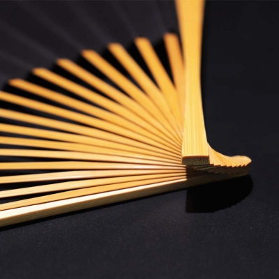 8/95寸暗钉玉竹折扇手工扇骨苏工扇面古风中国风文玩扇子.