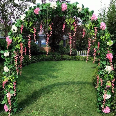 婚礼拱门装饰婚庆拱门花架结婚铁艺花架户外庭院店铺开业花门布置