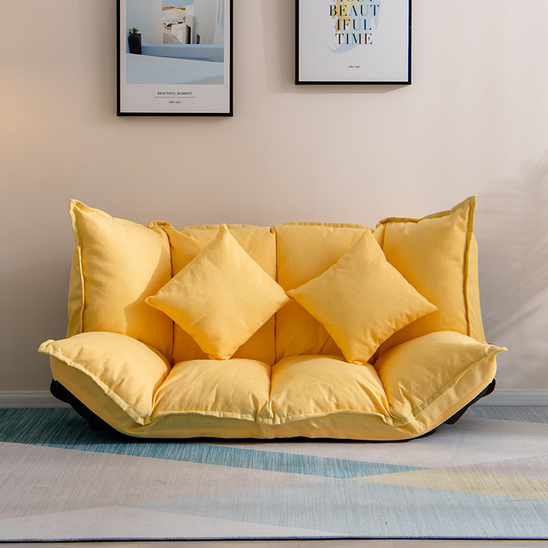 懒人沙发榻榻米沙发阳台躺卧小户型两用双人地上多功能折叠沙发床