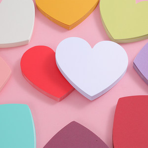 爱心纸卡片大号桃心彩色空白无字 生日节日贺卡婚礼diy手绘感谢卡