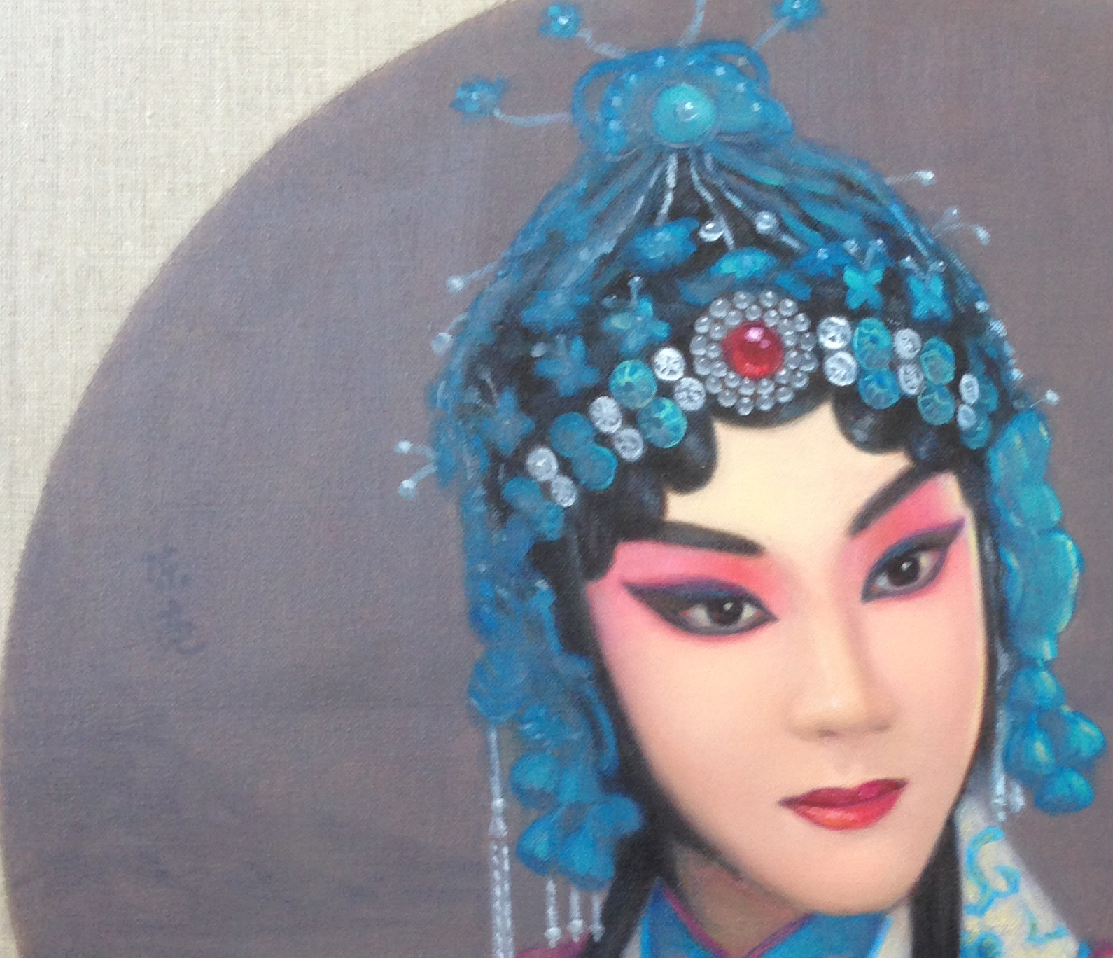 陈亮《京剧脸谱》系列十二 布面油画