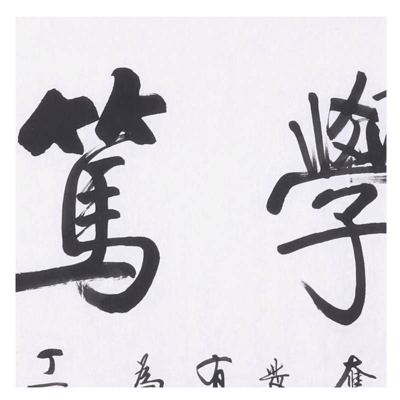 汪庆誉《博学笃行》启功书法传承人 名家名作