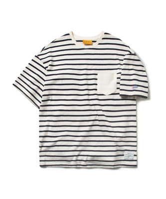 代购critic 17年新款stripe pocket tee短袖t恤 白