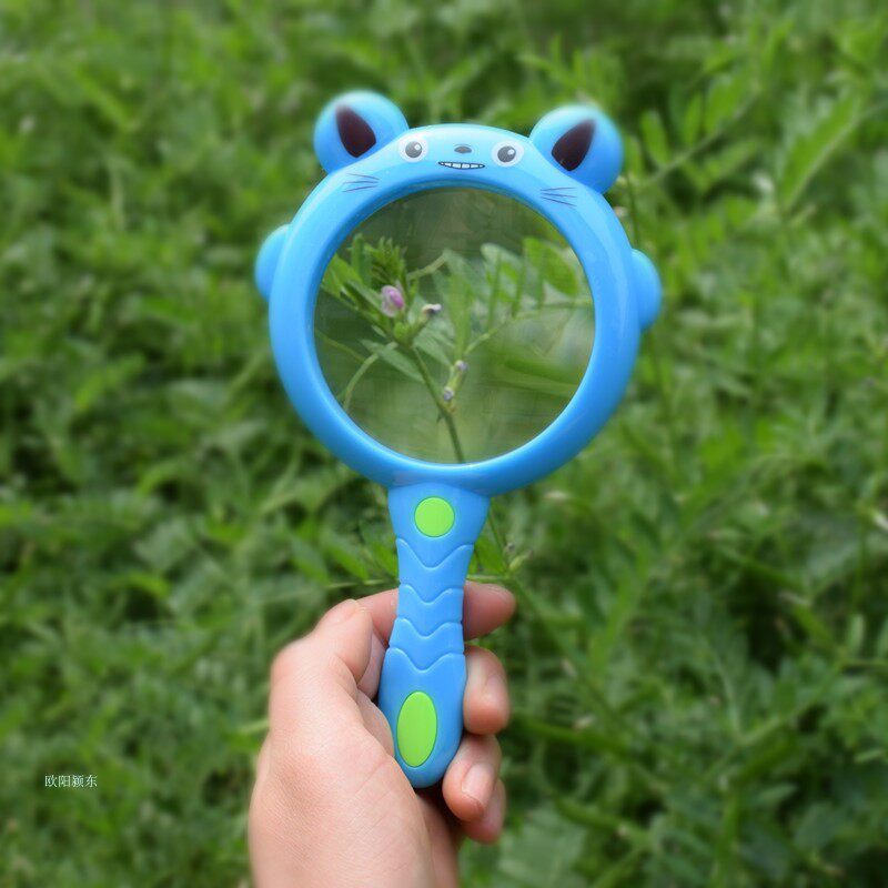 儿童卡通放大镜户外科学探索玩具高清 小小科学家幼儿园益智教具