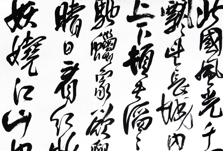 中国书法家协会 书法家童月 沁园春雪