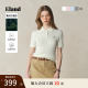 【缤纷棉棉冰】Eland衣恋针织T恤女polo领含莫代尔短袖25夏季新款