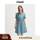 【莱赛尔＋零碳】Eland衣恋连衣裙女收腰凉爽舒适裙子夏款