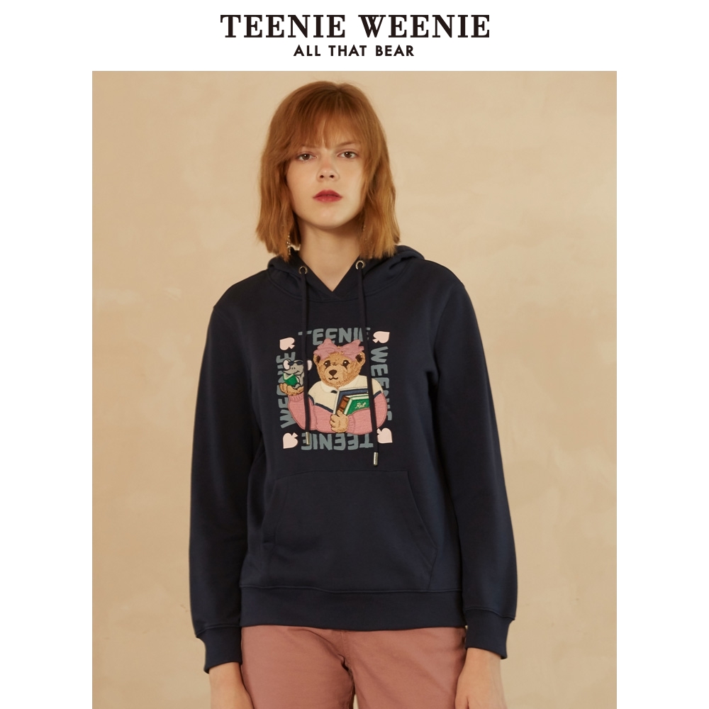 TeenieWeenie小熊2020春季新款女装字母图案卫衣TTMW201101K