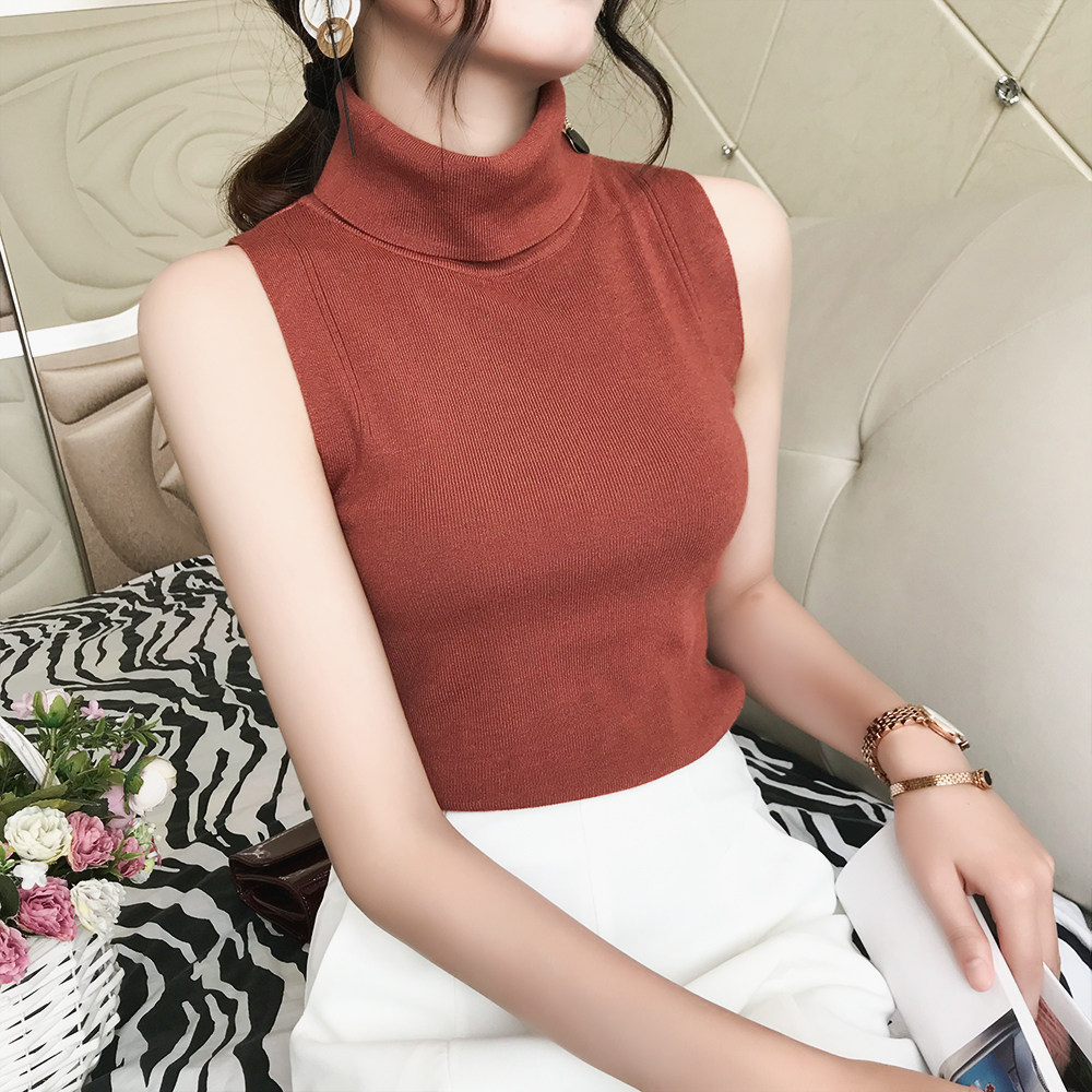 无袖上衣女2018新款