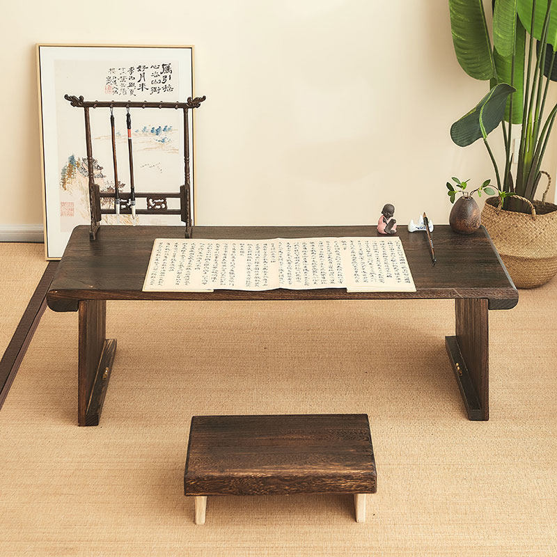 烧桐木古琴桌凳可折叠共鸣矮琴桌琴台国学书法桌抄经仿古专用桌子已售