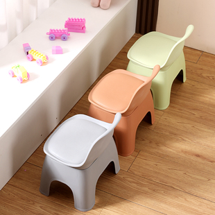 儿童椅子幼儿园靠背椅家用宝宝餐椅塑料小椅子浴室小凳子防滑矮凳