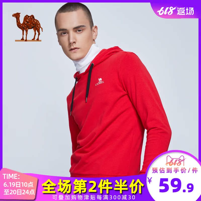 骆驼卫衣男 连帽套头衫春2019新款宽松上衣休闲外套学生运动服潮|ruв категории спортивный костюм/досуг одежды, спортивный свитер/свитер - от Buy2taobao.com для оказания профессиональной услуги покупки агента Taobao
