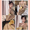 Fanzhiqiao Cherry Dress French Retro Skirt Overknee chic tender camisole Vest skirt Fanzhiqiao Cherry Dress French Retro Skirt Overknee chic tender camisole Vest skirt