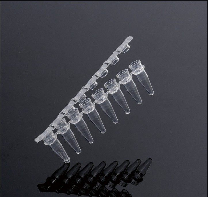 厂家直销 pcr 8连管 0.2ml 八连管/8联管 排管 平盖 单套价格