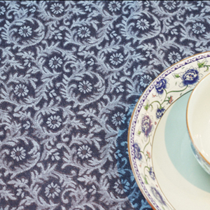 外贸花色紫色蓝色欧式奢华双面布艺防水餐垫茶几玄关书桌餐厅适用