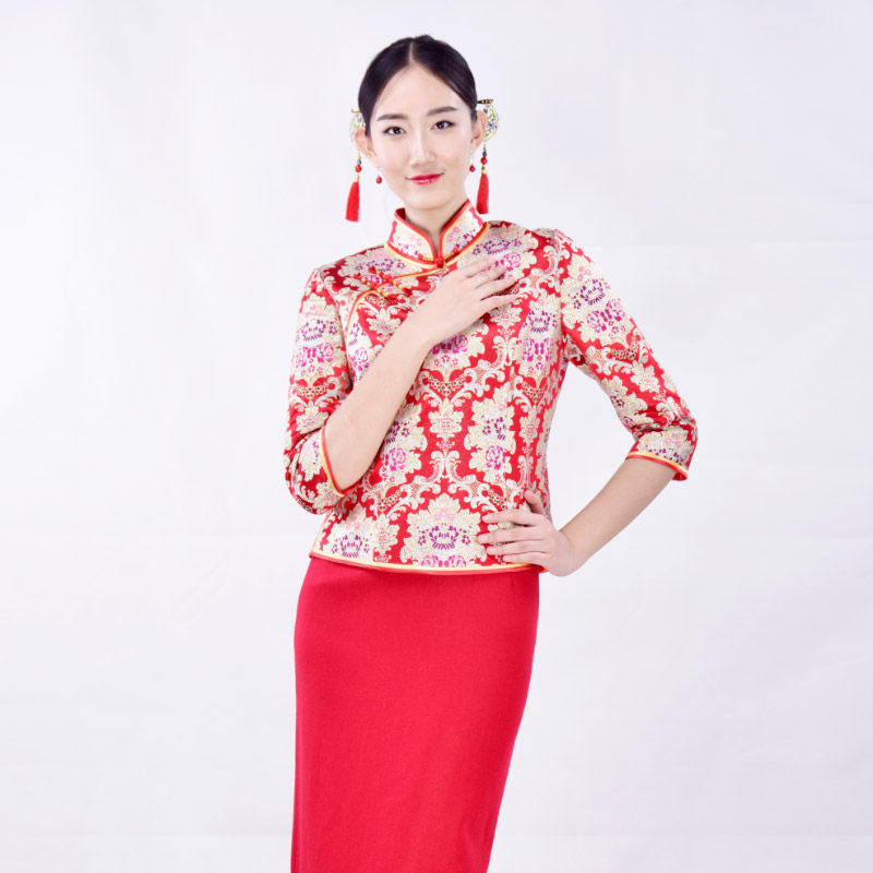 格格秀禾服2019新款龙凤褂新娘礼服嫁衣中式敬酒服新婚喜服褂裙女