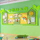 毛毡贴展示板幼儿园互动墙面装饰走廊环创主题成品文化布置托管班