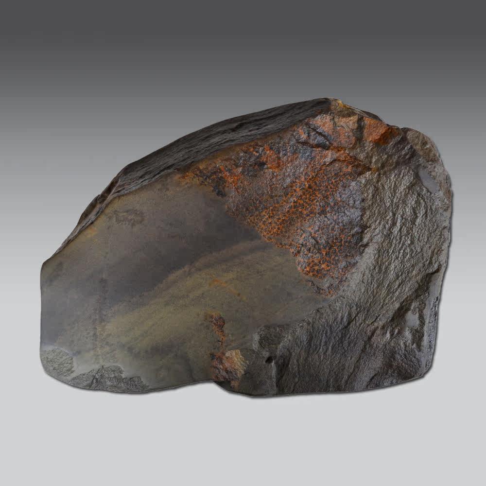 端砚大师梁满雄作品 梅花坑《朝晖》砚