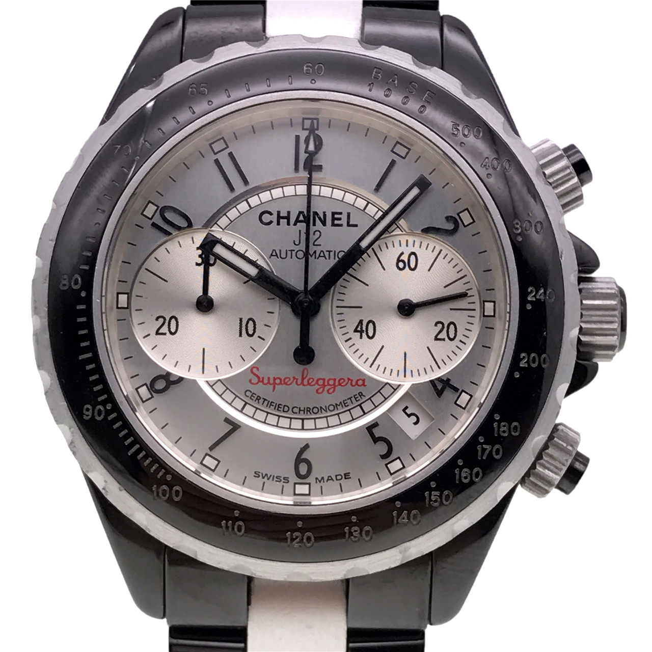 [9.0新]香奈儿j12系列黑陶瓷精钢自动机械男表