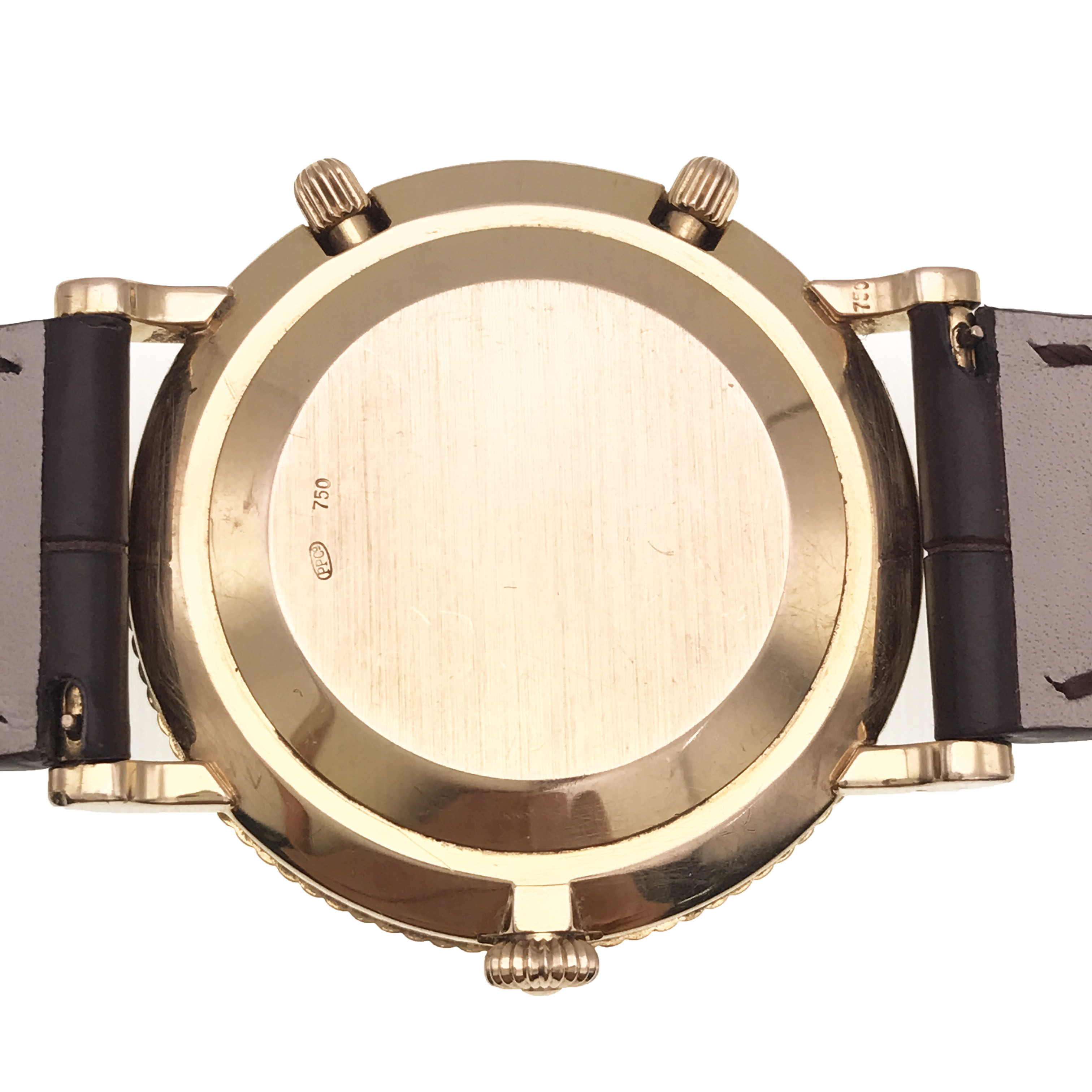 [9.0新]百达翡丽18k黄金两地时手动机械腕表5034j