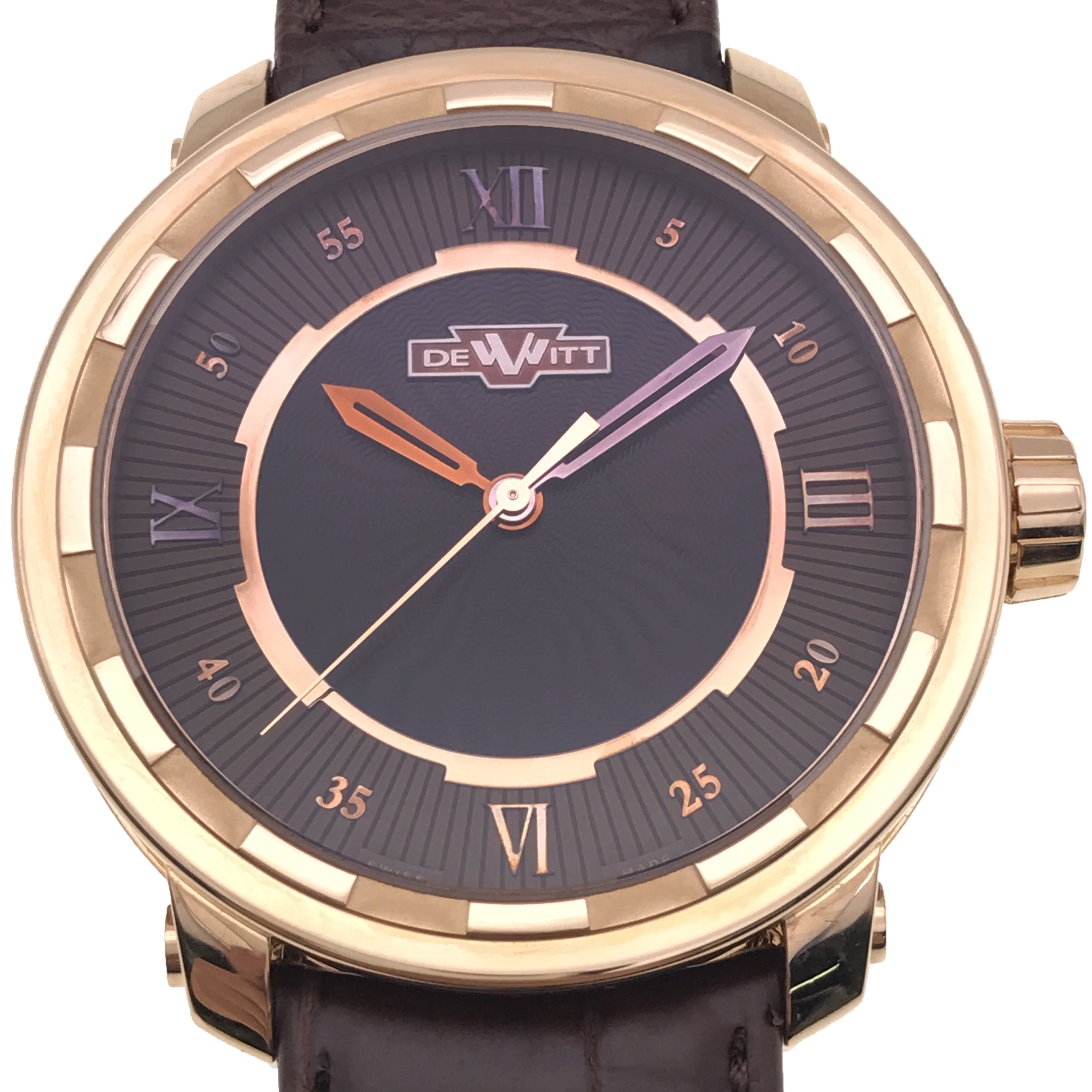 [9.5新]迪威特18k玫瑰金自动机械男表