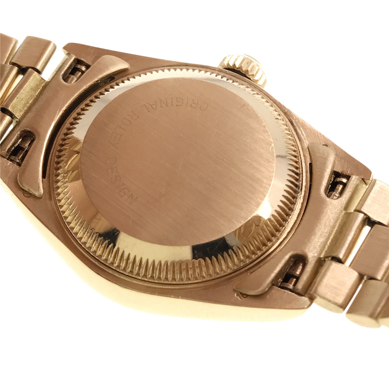 无保留价[华测][9.5新]劳力士日志型18k黄金小钻69178