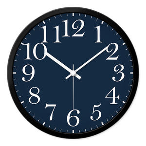 静音钟表家用简约现代客厅挂墙壁挂表大数字大字老人卧室时钟挂钟