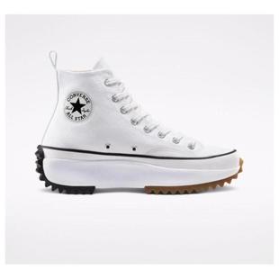 Converse/匡威女运动鞋帆布系带厚底休闲纯色时尚潮流正品166799C