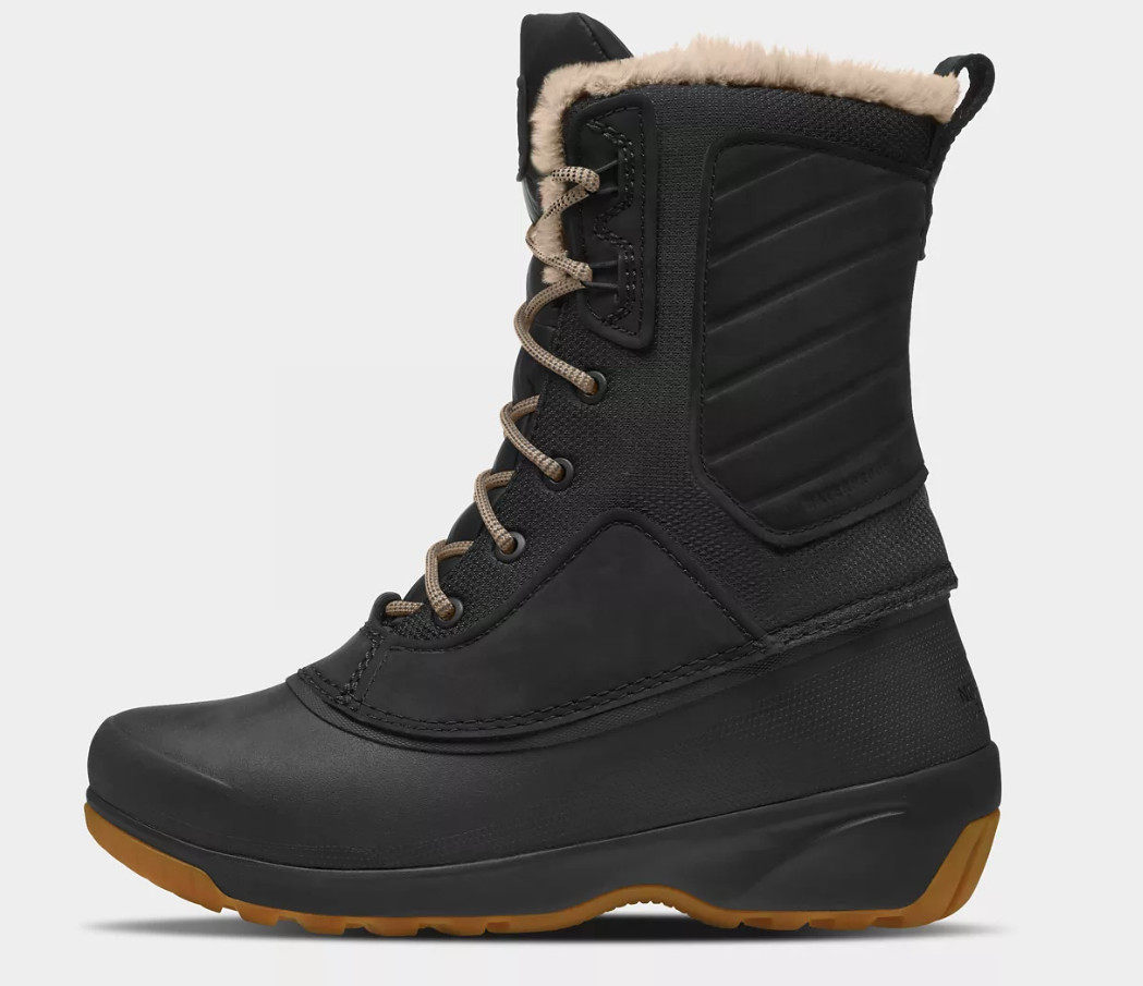 thenorthface北面女户外雪地靴高筒系带厚底保暖正品10380936