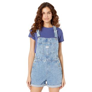 Levi’s/李维斯女牛仔连体裤背带裤短裤收腰夏季新品蓝色少女系