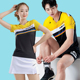 佩吉酷羽毛球服女韩国夏季薄款透气速干吸汗运动球衣男夏上衣短袖