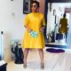 African women's elegant office OL dresses female clothes 3xl