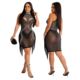 Sequin dress Women's Sexy Party Mesh Beach Dress black new