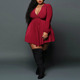 big size fat plus Dresses Women Dress Summer Loose Red 2022