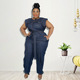 plus big size woman jumpsuits girl long trousers women jeans