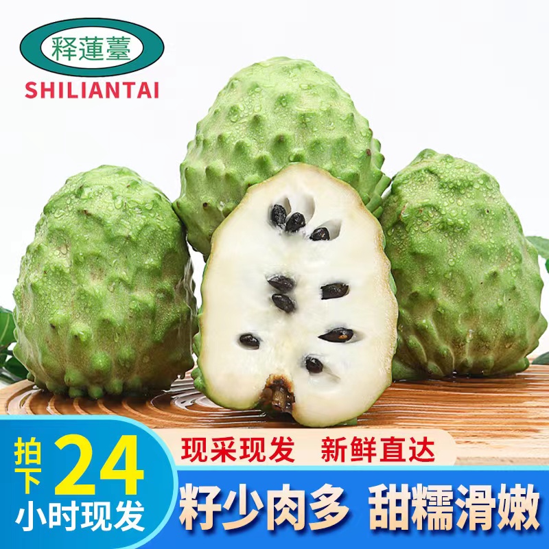 Pineapple milk Custard apple fruit Fresh 5 Sweetsop fruit Should Large fruit Buddha head Maniin the Aquatic meat/Fresh fruits and vegetables/Cooked , Fresh fruit , Sweetsop/Shakya category - from Buy2taobao.com to provide professional Taobao agent buy service