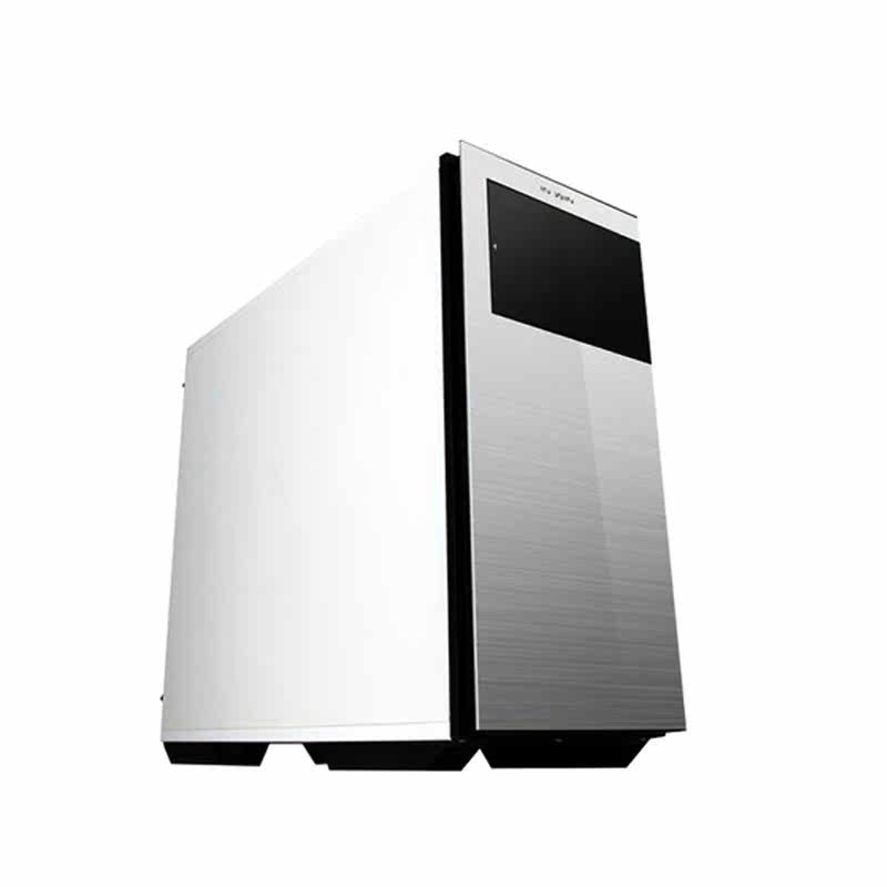 in win 迎广 707 电竞黑/白 全塔式机箱/侧透/时尚简洁台式机箱
