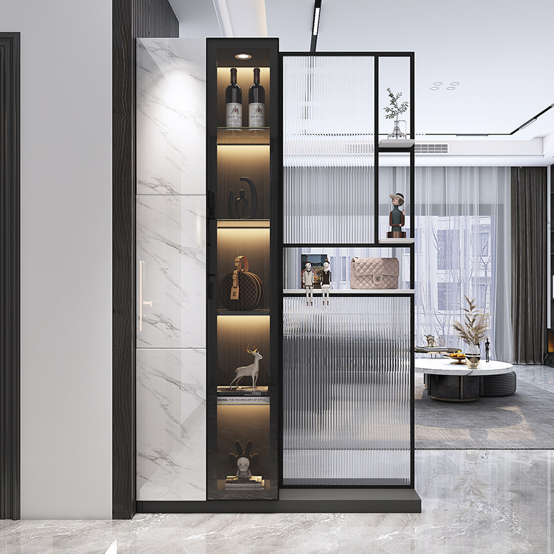 客厅屏风现代轻奢风