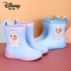 迪士尼女童中筒雨鞋2024夏新款艾莎公主四季软底雨靴漫威男童水鞋
