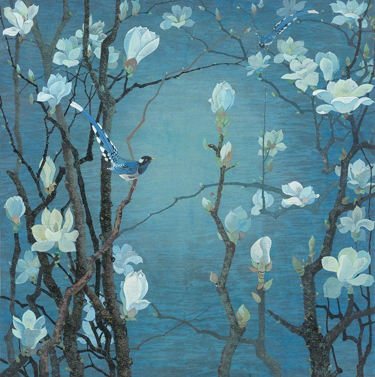 宣纸印刷微喷打印国画画心珂罗版复制字画画芯吴冠中冬日