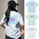 韩国代购TheNorthFace北面短袖男女夏运动字母涂鸦印花T恤NT7UQ09