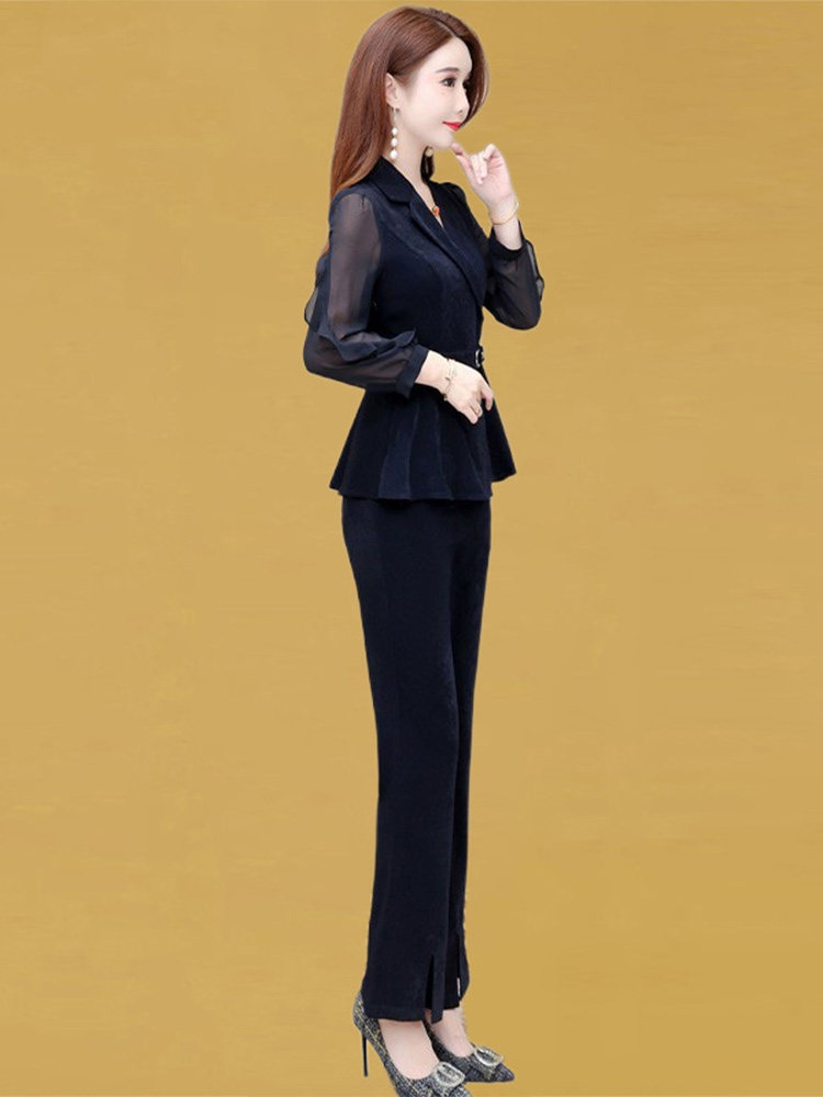 职业套装女高高端国际品牌时尚时髦洋气高级女神范休闲时尚套装
