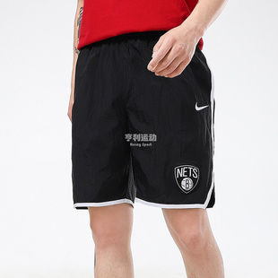 NIKE NBA布鲁克林篮网队男透气篮球运动短裤五分裤 DD2966-010