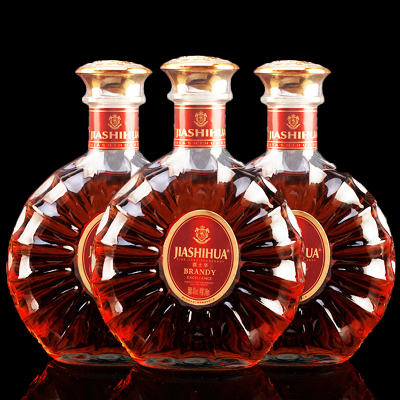 xo洋酒白兰地3瓶组合套装500ml*3朗姆白兰地预调鸡尾酒用酒