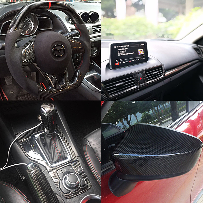 Mazda 3 Clexane A Tezi CX4CX5 bmw Reiz audi Interior trim parts carbon fibre Modified piecesin the Car/Articles/Fitting/Refit , Auto Exterior Accessories/Installation and decoration/Protect , Installation/Decorating , Carbon fiber modification parts category - from Buy2taobao.com to provide professional Taobao agent buy service
