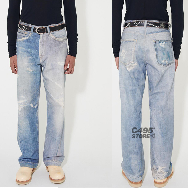 C495 在途 Ourlegacy 印花牛仔裤 THIRD CUT Digital Denim Print