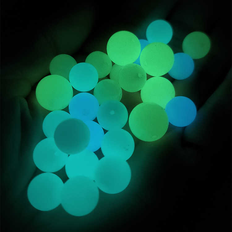 特价编手链的珠子_夜光石圆珠子发光萤石荧光石手工diy编织手链配件