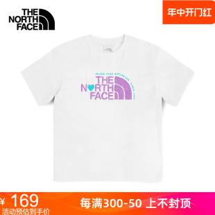 TheNorthFace北面24春夏户外男女款印花宽松休闲短袖运动T恤7WDX