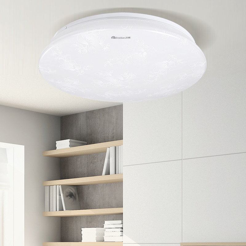 客厅灯 现代简约_飞雕led吸顶灯现代简约圆形阳台过道走廊餐厅灯具